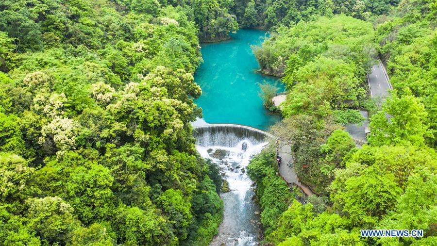 CHINA-GUIZHOU-LIBO-SPRING SCENERY (CN)