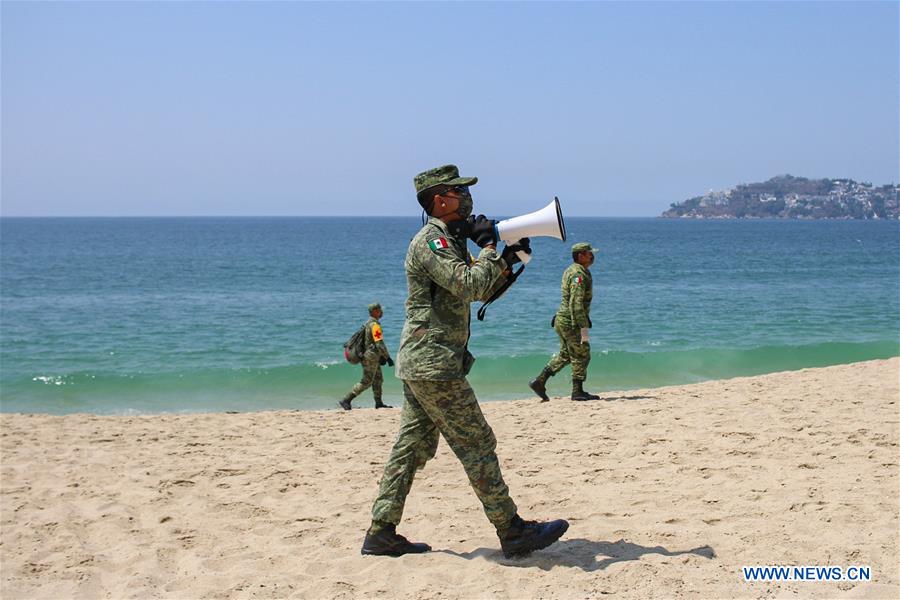 MEXICO-ACAPULCO-BEACH-CLOSURE