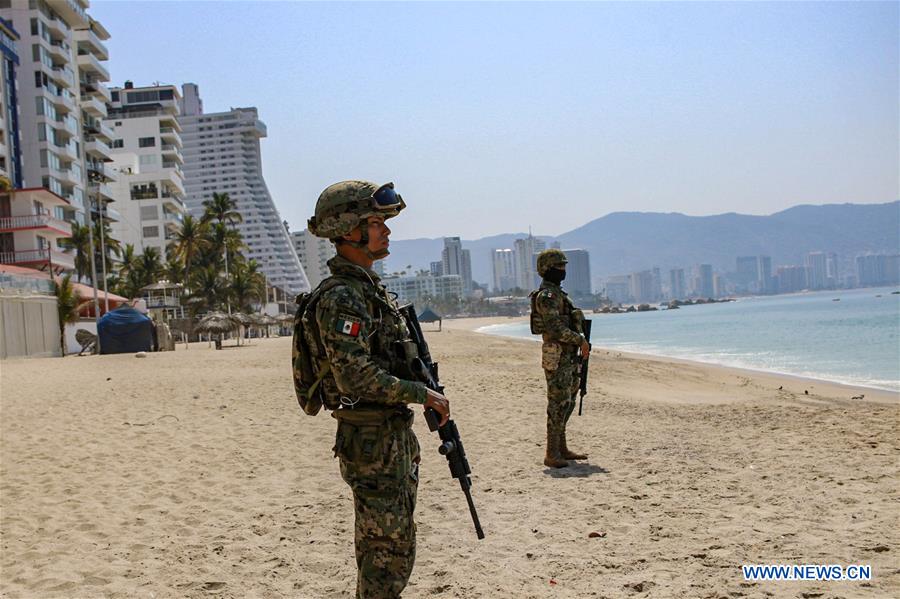 MEXICO-ACAPULCO-BEACH-CLOSURE