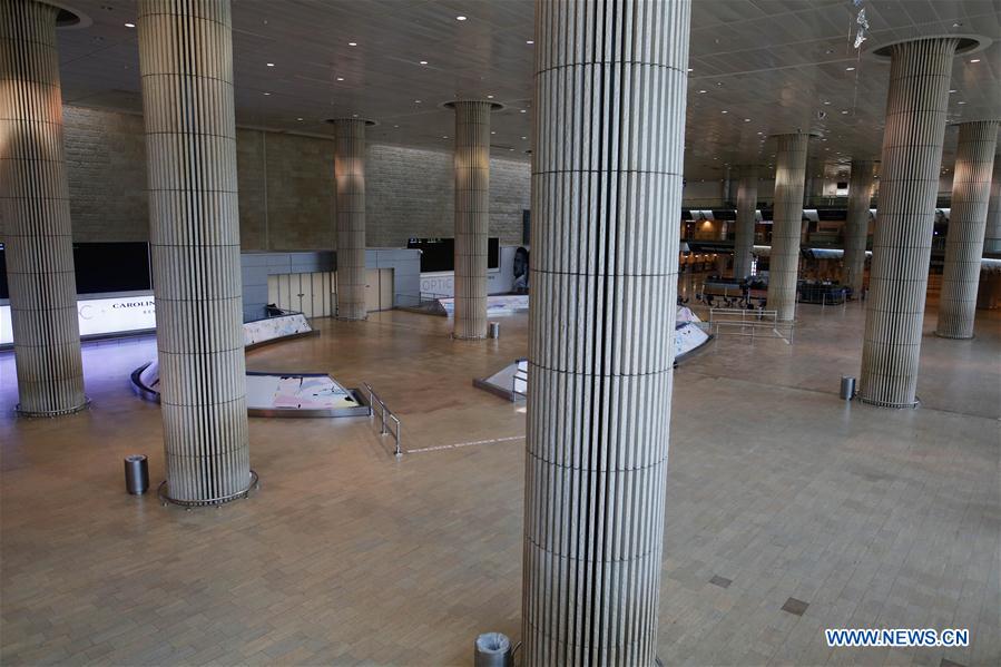 MIDEAST-TEL AVIV-COVID-19-FLIGHT STOP