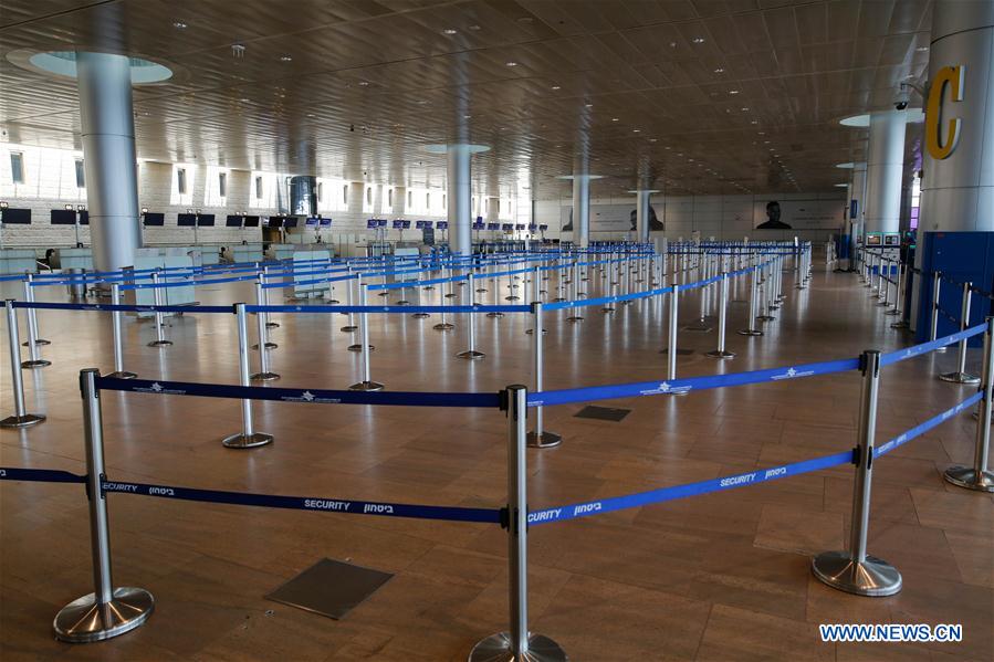 MIDEAST-TEL AVIV-COVID-19-FLIGHT STOP