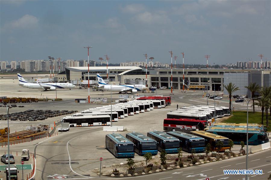 MIDEAST-TEL AVIV-COVID-19-FLIGHT STOP