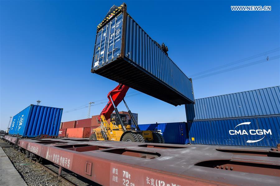 CHINA-INNER MONGOLIA-ERENHOT PORT-CHINA-EUROPE FREIGHT TRAIN (CN)
