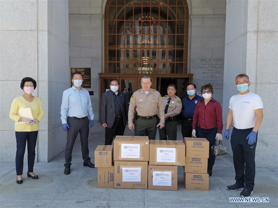 U.S.-SOUTHERN CALIFORNIA-CHINESE AMERICANS-MEDICAL SUPPLY DONATION