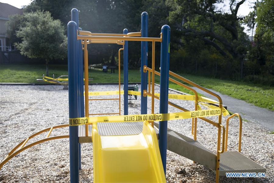 U.S.-SAN FRANCISCO-COVID-19-CLOSED PARK