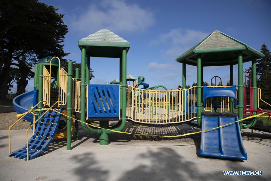 U.S.-SAN FRANCISCO-COVID-19-CLOSED PARK