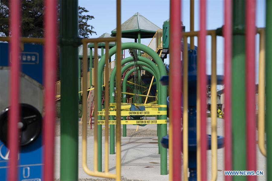 U.S.-SAN FRANCISCO-COVID-19-CLOSED PARK