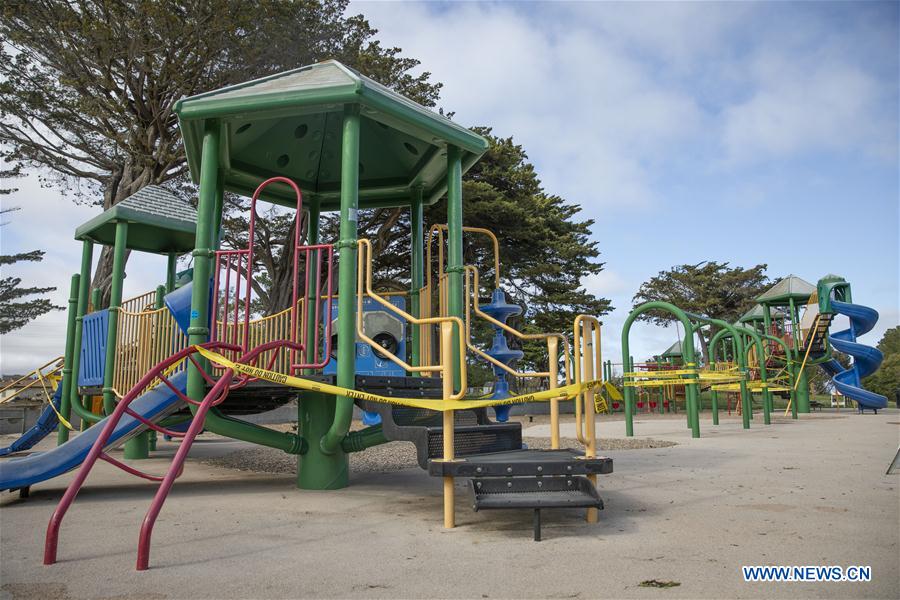 U.S.-SAN FRANCISCO-COVID-19-CLOSED PARK