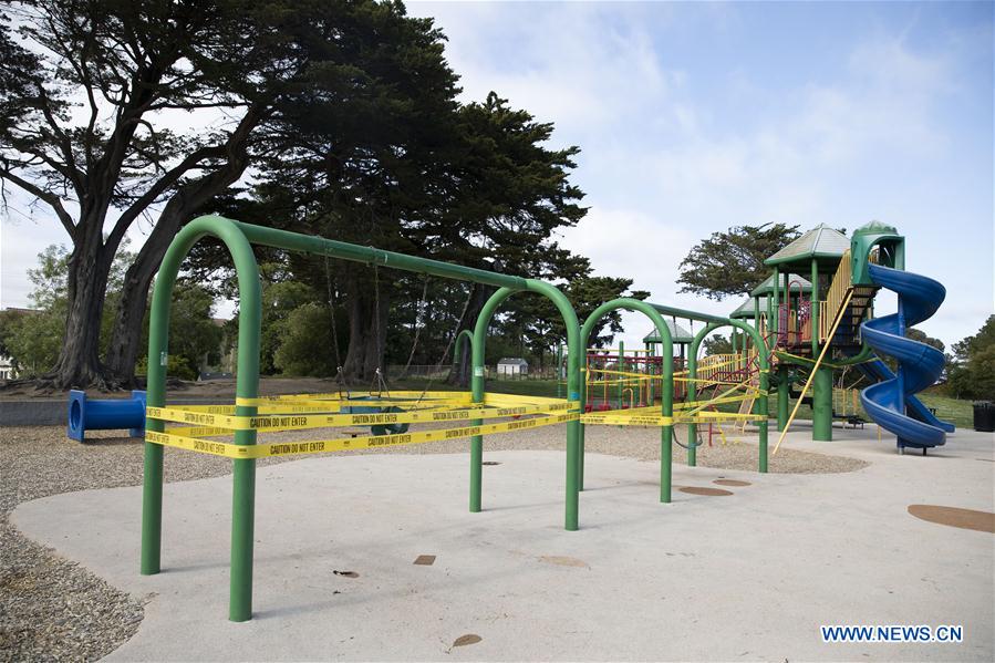 U.S.-SAN FRANCISCO-COVID-19-CLOSED PARK