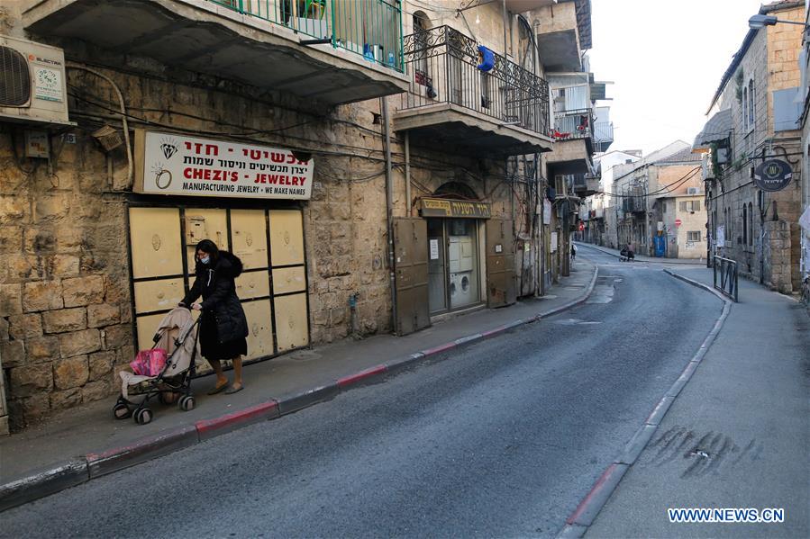 MIDEAST-JERUSALEM-COVID-19
