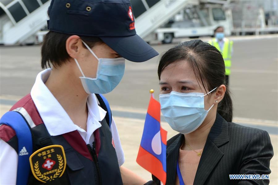 LAOS-VIENTIANE-CHINA-COVID-19-COOPERATION