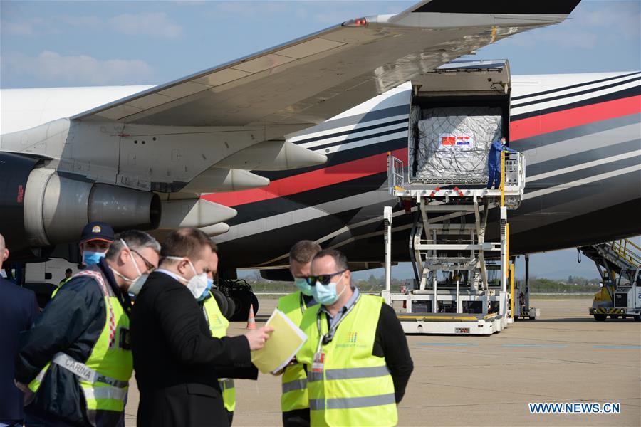 CROATIA-ZAGREB-COVID-19-CHINA-MEDICAL SUPPLY