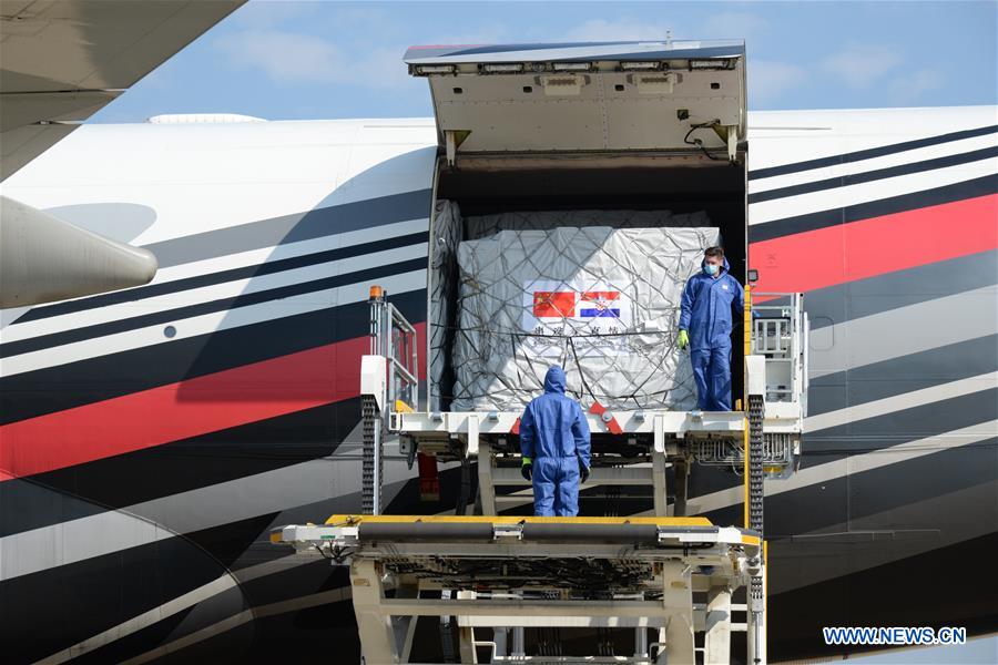 CROATIA-ZAGREB-COVID-19-CHINA-MEDICAL SUPPLY