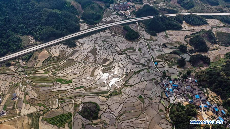 CHINA-GUANGXI-RONGAN-AERIAL VIEW (CN)
