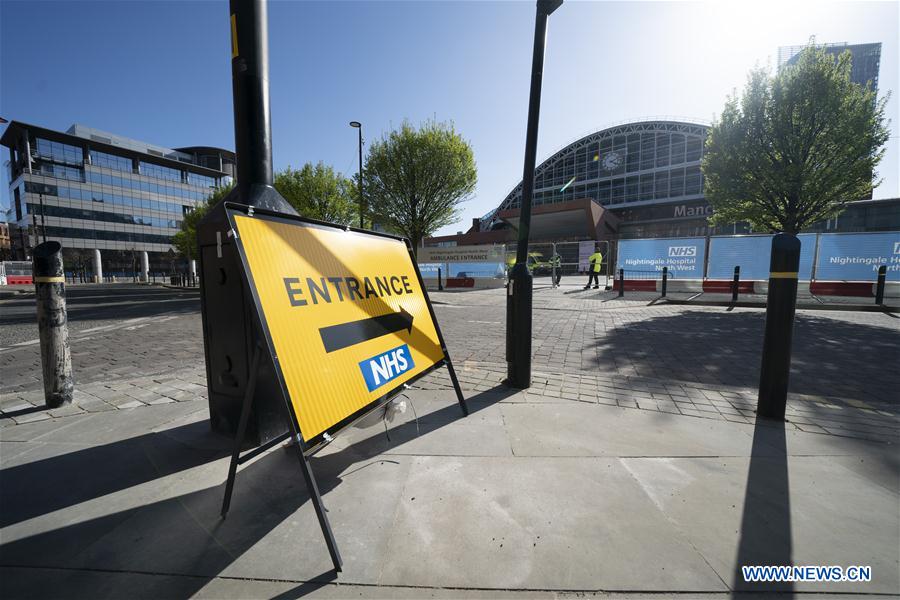 BRITAIN-MANCHESTER-COVID-19-TEMPORARY HOSPITAL