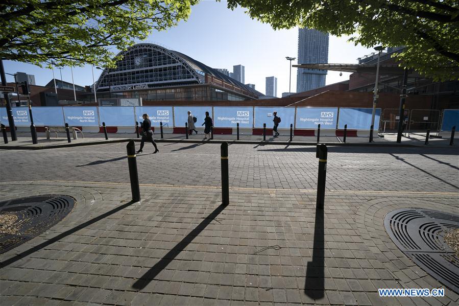 BRITAIN-MANCHESTER-COVID-19-TEMPORARY HOSPITAL