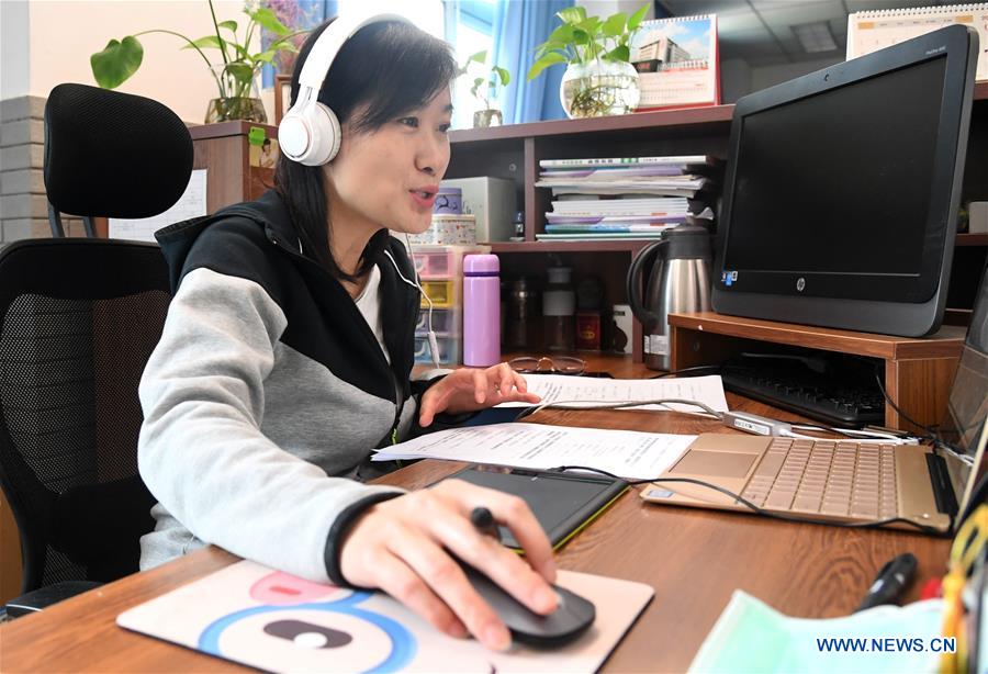 CHINA-BEIJING-COVID-19-ONLINE EDUCATION (CN)