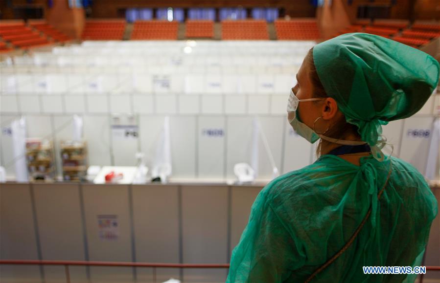 SPAIN-BARCELONA-COVID-19-MEDICAL WORKER