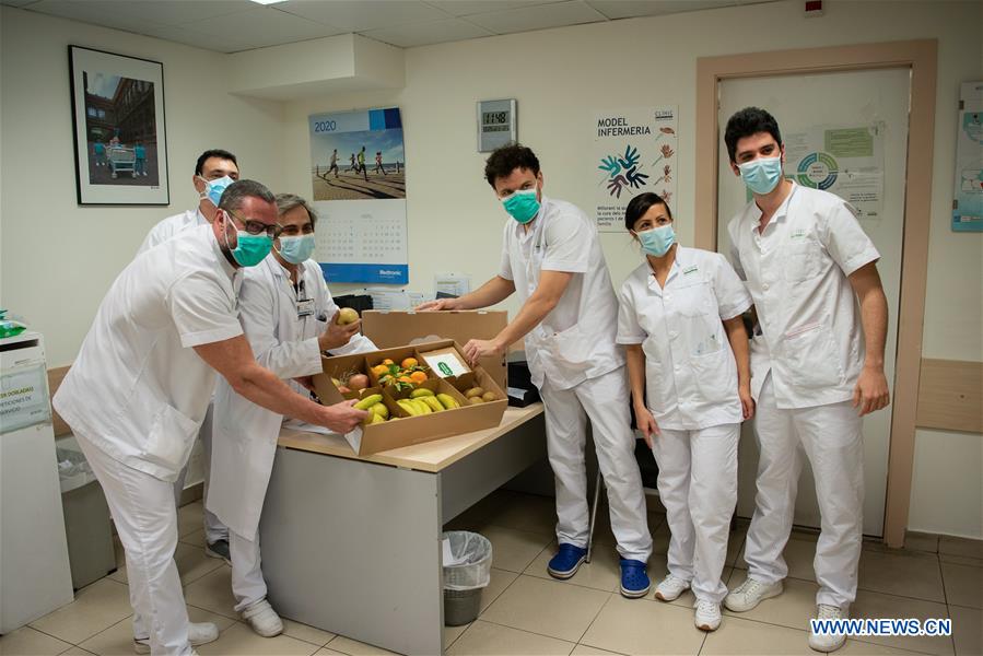 SPAIN-BARCELONA-COVID-19-MEDICAL WORKER