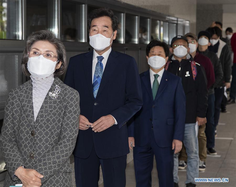 SOUTH KOREA-COVID-19-PARLIAMENTARY ELECTION