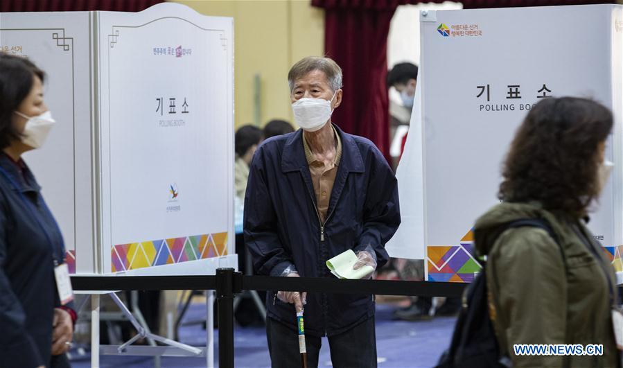 SOUTH KOREA-COVID-19-PARLIAMENTARY ELECTION