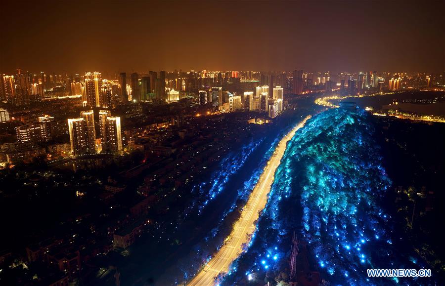 CHINA-HUBEI-WUHAN-LIGHT SHOW (CN)