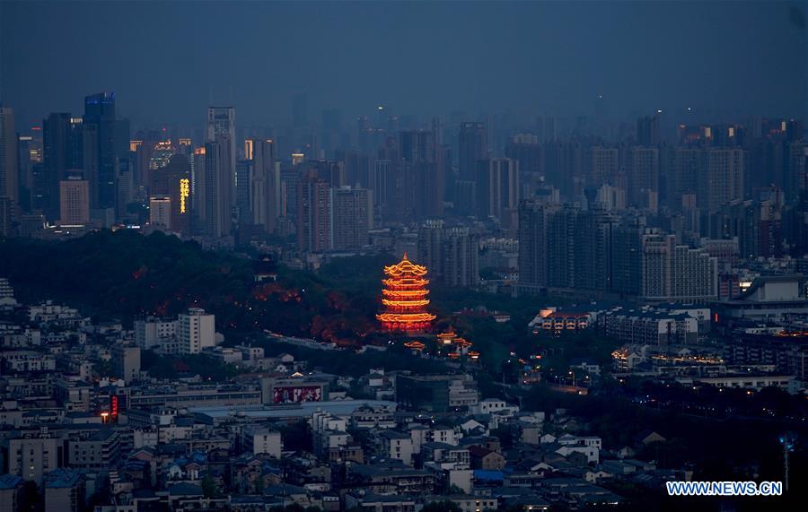 CHINA-HUBEI-WUHAN-LIGHT SHOW (CN)