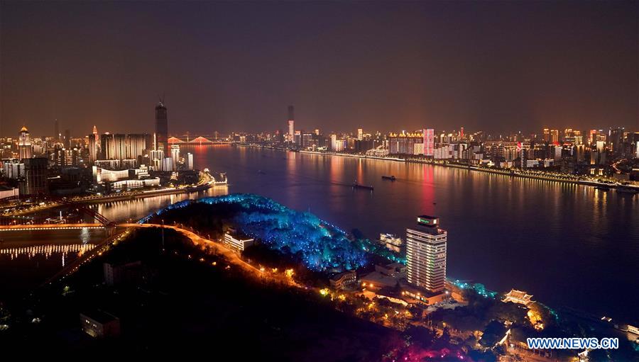 CHINA-HUBEI-WUHAN-LIGHT SHOW (CN)