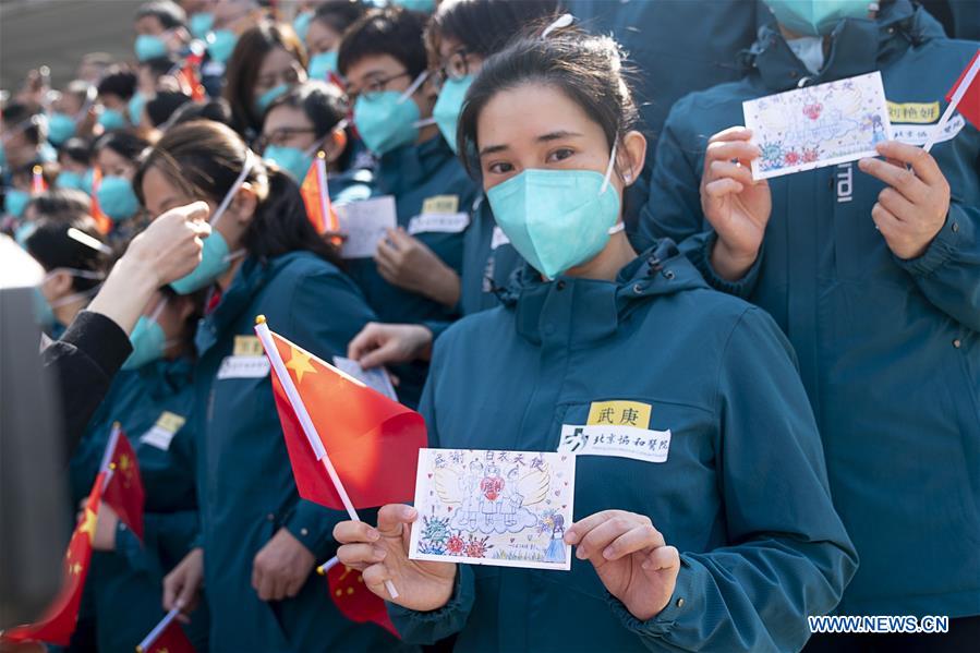 CHINA-HUBEI-WUHAN-LAST MEDICAL ASSISTANCE TEAM-LEAVING (CN)