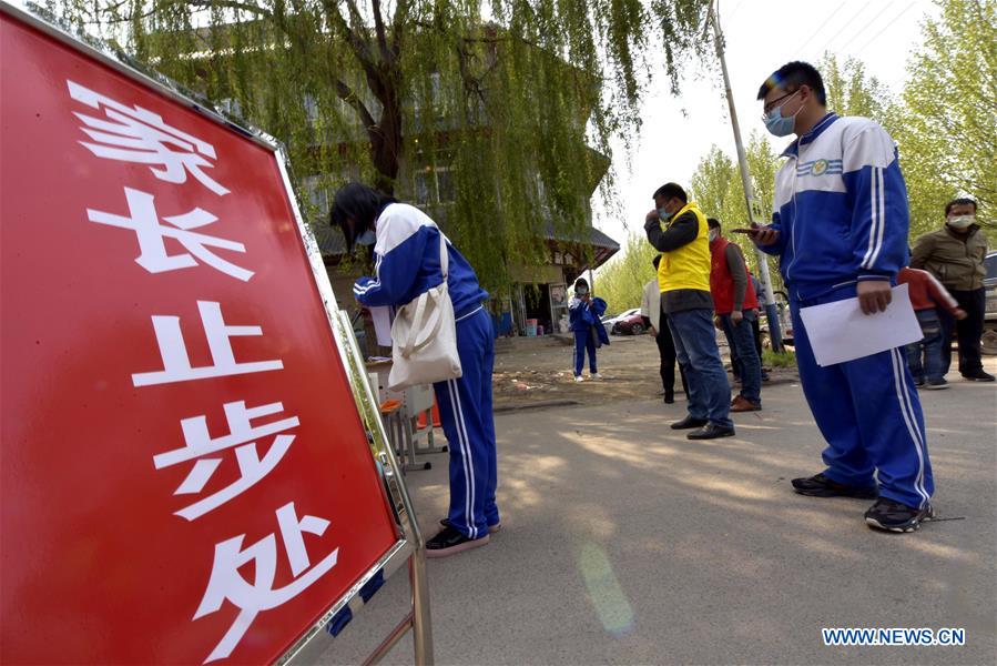 CHINA-SHANDONG-SCHOOLS-PARTIAL REOPENING (CN)