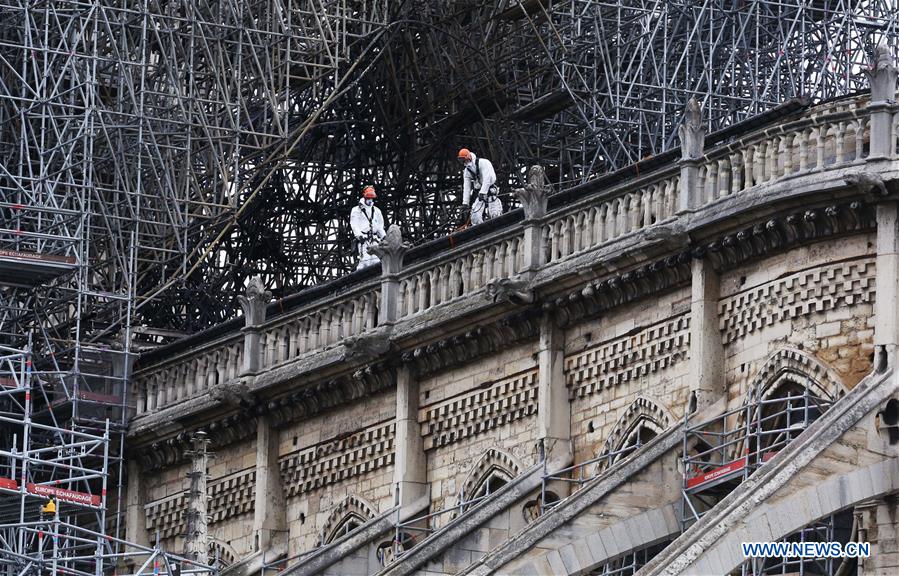 FRANCE-PARIS-NOTRE DAME-FIRE-ONE YEAR ANNIVERSARY