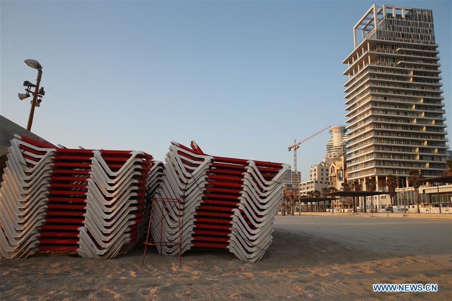 MIDEAST-TEL AVIV-COVID-19-LOCKDOWN 