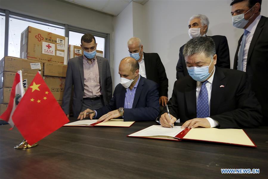 LEBANON-COVID-19-CHINA-AID