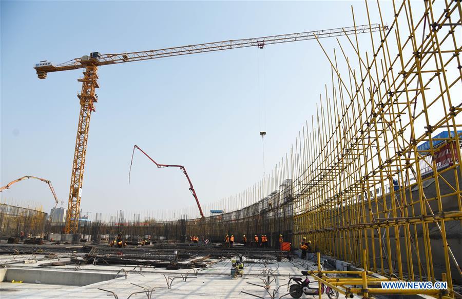 (SP)CHINA-RIZHAO-SHANDONG PROVINCIAL SPORTS GAMES-STADIUMS-CONSTRUCTION (CN)