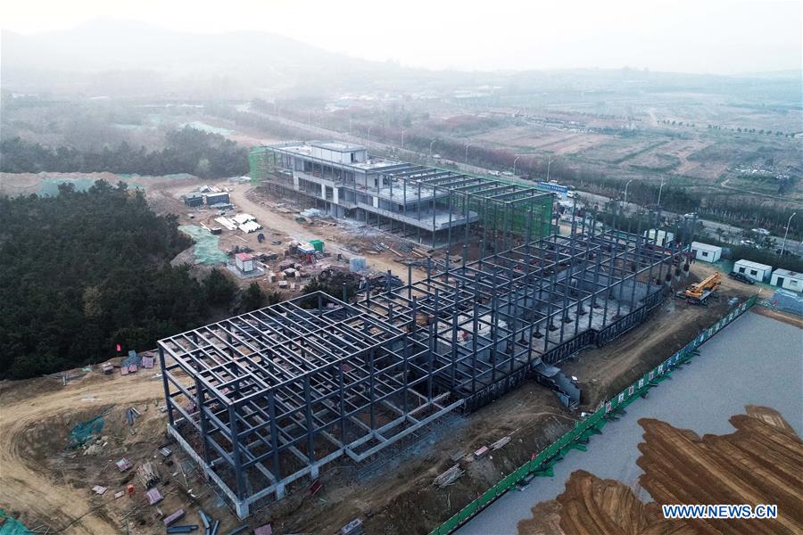 (SP)CHINA-RIZHAO-SHANDONG PROVINCIAL SPORTS GAMES-STADIUMS-CONSTRUCTION (CN)