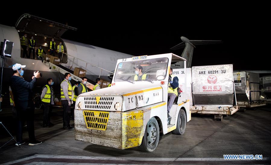 EGYPT-CAIRO-CHINESE AID-COVID-19