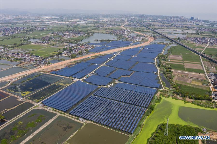 CHINA-ZHEJIANG-CHANGXING-PHOTOVOLTAIC PANELS-ELECTRICITY GENERATION-PISCICULTURE (CN)