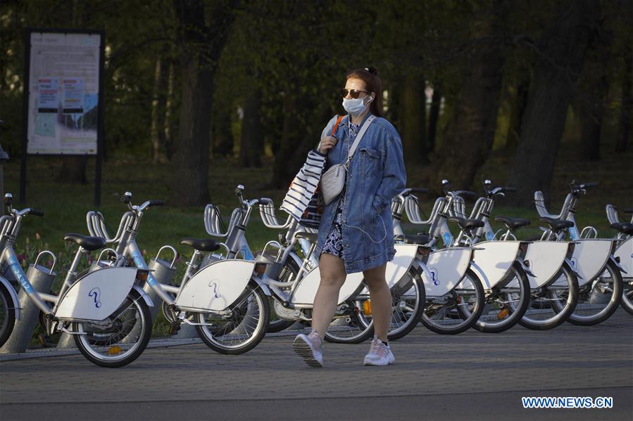 POLAND-WARSAW-FACE MASKS