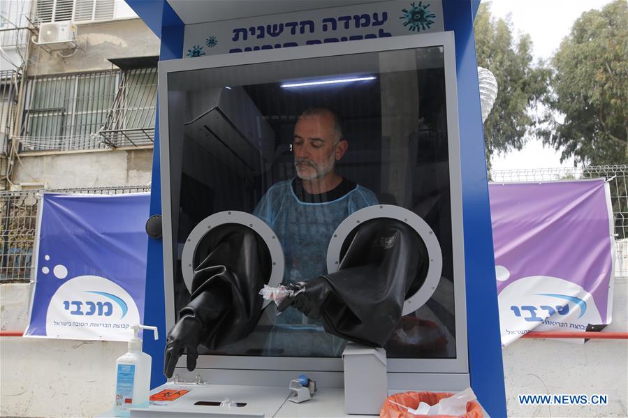 ISRAEL-TEL AVIV-COVID-19-TEST