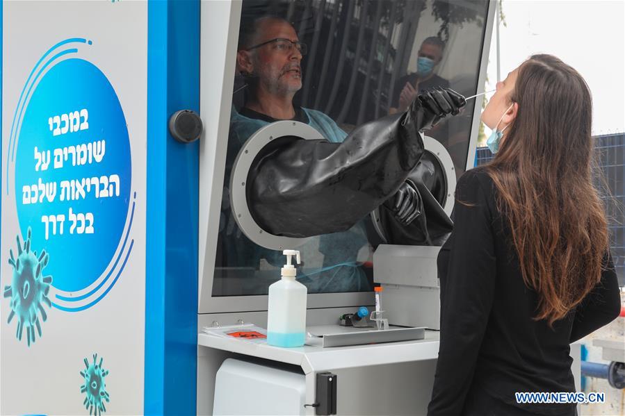 ISRAEL-TEL AVIV-COVID-19-TEST