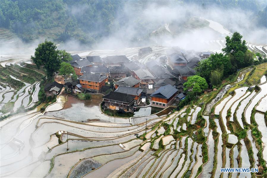 CHINA-GUIZHOU-TERRACED FIELDS (CN)