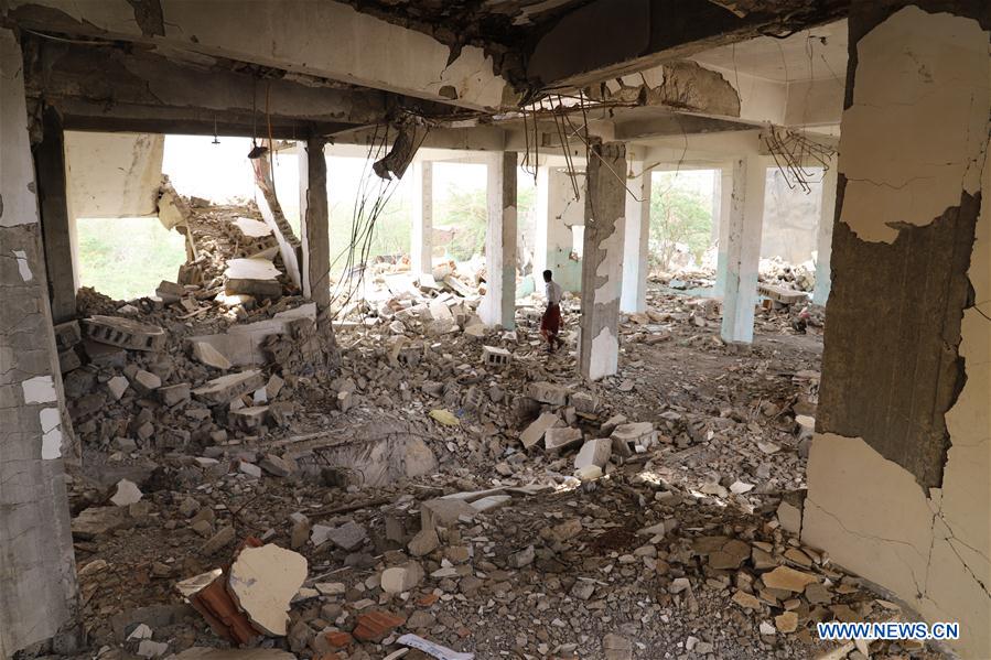 YEMEN-HAJJAH-WAR-DESTRUCTION