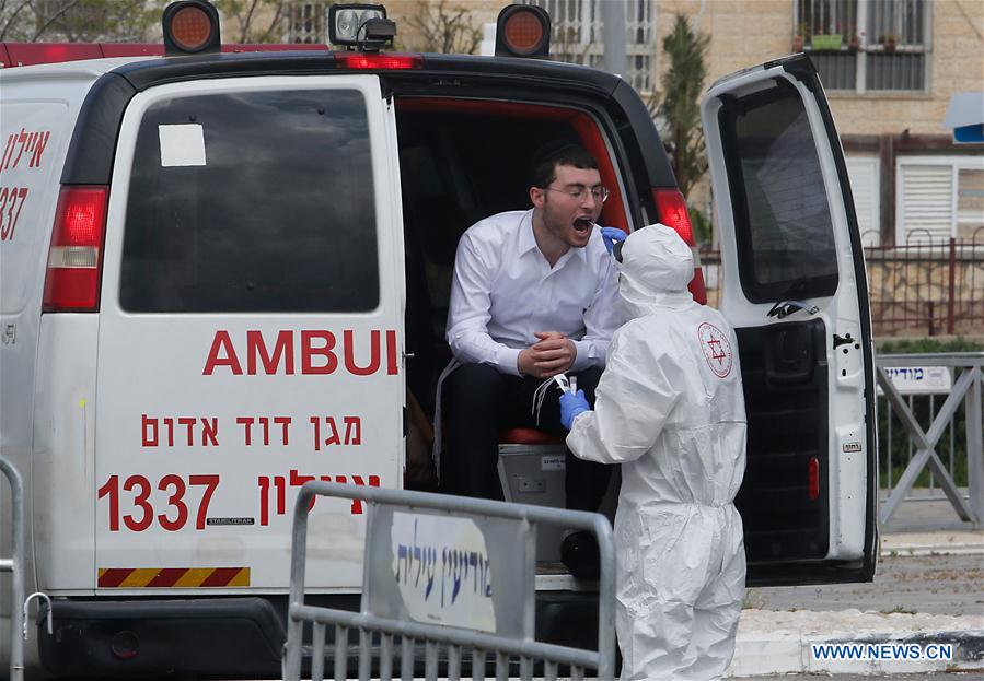 MIDEAST-MODIIN ILLIT-COVID-19-TEST