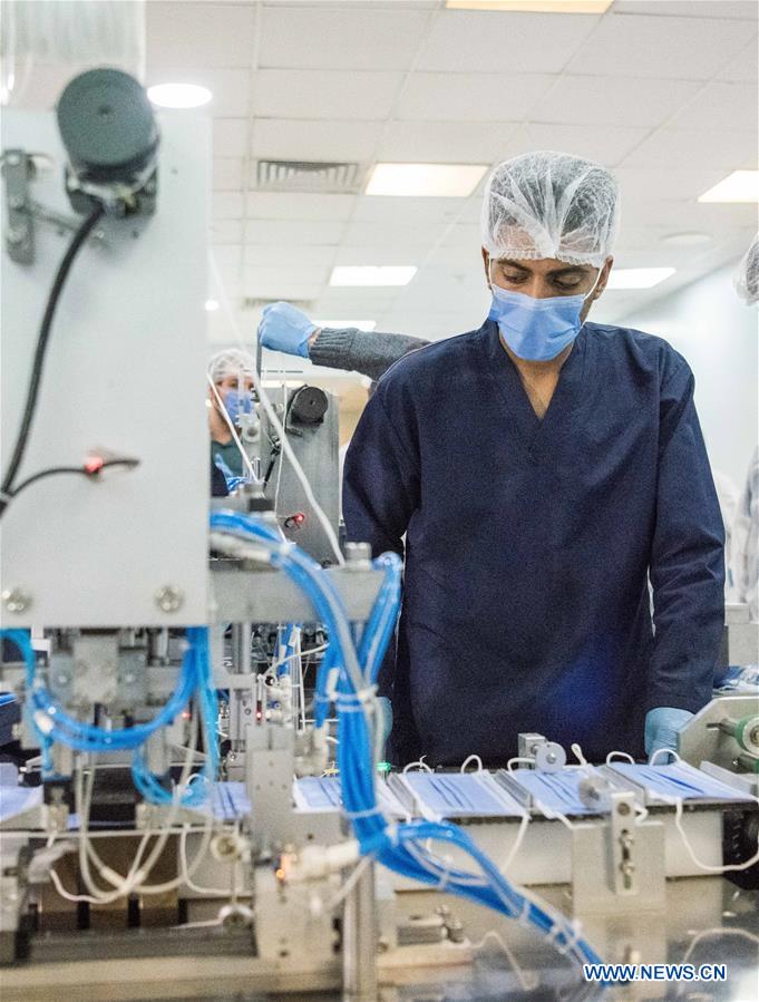 EGYPT-CHINA-MASK PRODUCTION COOPERATION