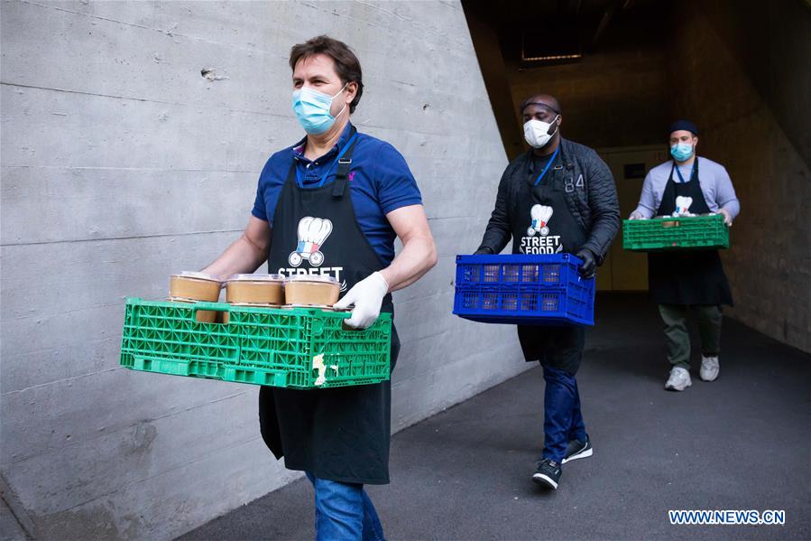 FRANCE-PARIS-COVID-19-PSG-FREE MEAL