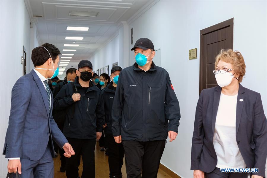 KAZAKHSTAN-KARAGANDA-CHINESE MEDICAL TEAM-MEDICAL UNIVERSITY-VISIT 