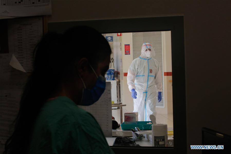 ISRAEL-TEL AVIV-COVID-19-MEDICAL CENTER