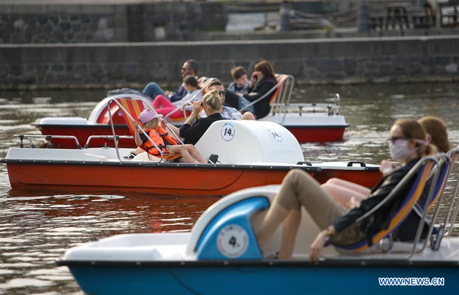 CZECH REPUBLIC-PRAGUE-COVID-19-BOAT RENTING