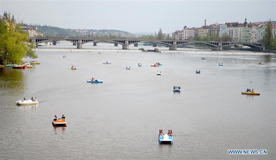 CZECH REPUBLIC-PRAGUE-COVID-19-BOAT RENTING