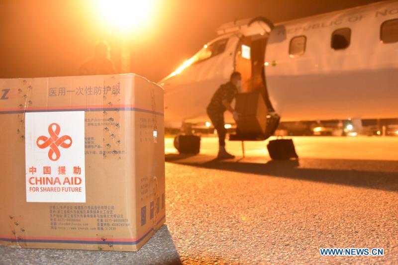 NORTH MACEDONIA-SKOPJE-COVID-19-CHINA-AID